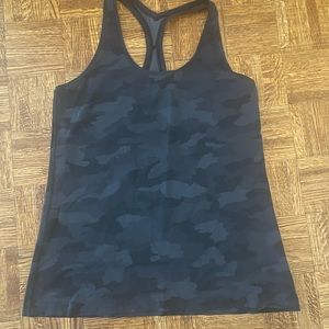 lululemon Cool Racerback Nulu Tank Top in Camo size 16 worn once